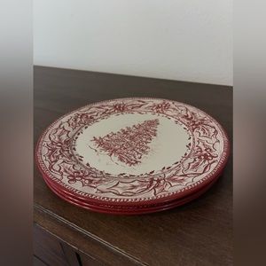 Set of 9 Restoration Hardware Asorted Holiday Tin Plates